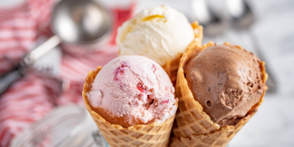 Assortiment de glaces